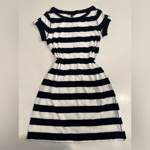 BANANA REPUBLIC Striped Cotton Dress